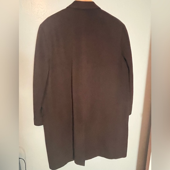 Continental Cashmere LTD NewYork Hand Tailored Duster Length Coat Med/LargeBrown - Picture 2 of 14